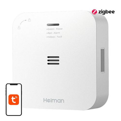 ZigBee Heiman HS-720ES Tuya smart carbon monoxide detector, Heiman HS-720ES