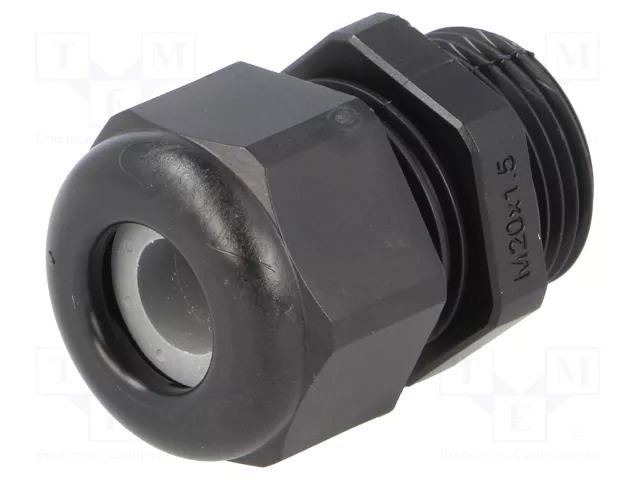 Cable gland; M20; 1.5; IP54; polyamide; black; UL94V-0; HSK-K HUMMEL HUMMEL-1209200151