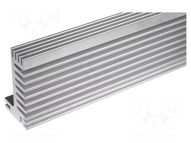 Heatsink: extruded; TO220; natural; L: 1000mm; W: 55mm; H: 31mm; screw FISCHER ELEKTRONIK SK610-1000AL