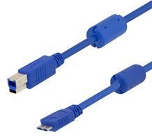 CABLE, USB 3.0 B-MICRO B PLUG, 1.5M, BLU U3A00009-105M