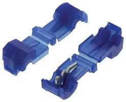 TERMINAL, TAP SPLICE, 0.25IN, QD, BLUE 952X-BOTTLE