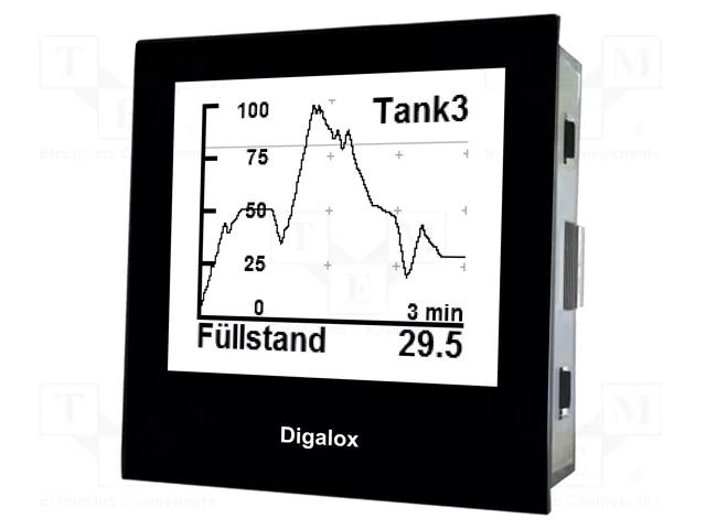 Meter: network parameters; on panel; digital,mounting; LCD TDE INSTRUMENTS DPM72-PP