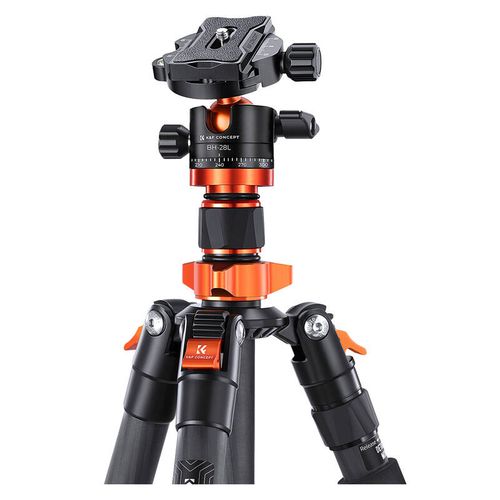 Tripod K&F Concept D255C4+BH-28L + Quick Release Plate kits, K&F Concept KF09.093V2