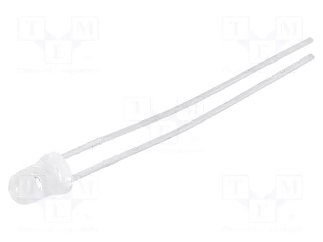 LED; red; 3mm; 140÷400mcd; 45°; Front: convex; 2÷2.4VDC LITEON LTL1CHKRKNN