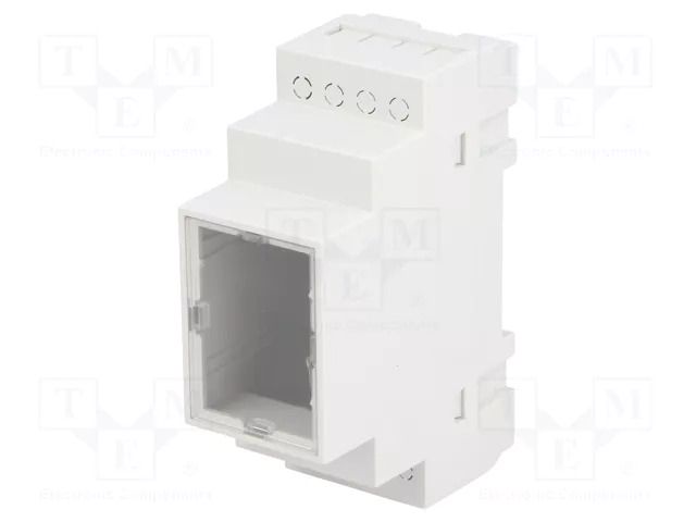 Enclosure: for DIN rail mounting; Y: 90mm; X: 35mm; Z: 65mm; ABS KRADEX Z-106JFP-ABS-V0