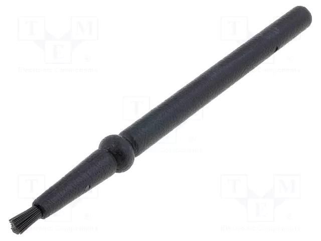 Brush; ESD; L: 124mm; Ø: 7mm; Bristle len: 18mm; 100kΩ÷1GΩ SOLDER PEAK SZCZOTKA-2