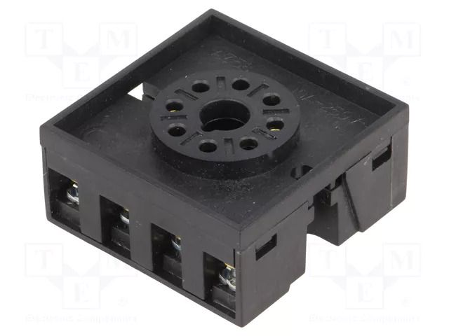 Relays accessories: socket; PIN: 8; for DIN rail mounting LOVATO ELECTRIC 31L48P8