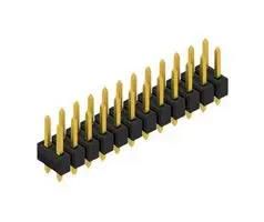 PIN HEADER, 24POS, 2ROW, 2.54MM, THT SL 21 THR 097 24 G