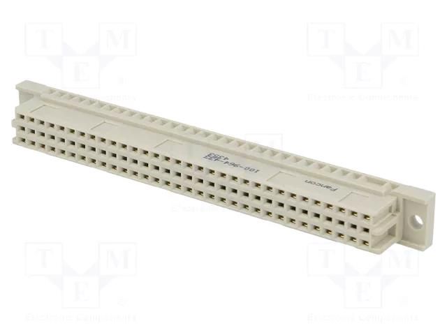 Connector: DIN 41612; socket; female; PIN: 64; HI-CON; straight; 3A PANCON 100-964-433