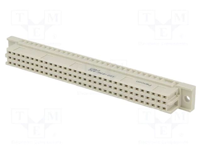 Connector: DIN 41612; socket; female; PIN: 96; HI-CON; straight; 3A PANCON 100-096-432
