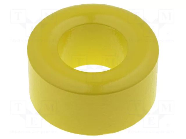 Ferrite: toroidal; L: 14.6mm; Øint: 14.5mm; Øout: 26.9mm; 124nH MICROMETALS T106-26B
