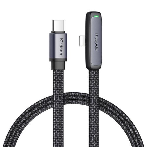 Mcdodo CA-3350 USB to USB-C angle cable, 1.2m (black), Mcdodo CA-3350