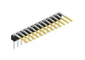 PIN HDR, R/A, 13POS, 1ROW, 2.54MM, THT SL 3 101 13 S