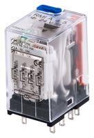 INDUSTRIAL RELAY, 4PDT, 5A, 24VDC, PANEL RMIA4524VDC