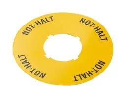 ADHESIVE LABEL, E-STOP, YEL, 16.3X60MM 5.76.204.112/0400