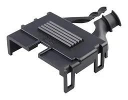 BACKSHELL, RCPT CONN, 180DEG, BLACK 200122-0112