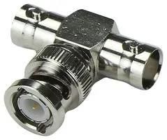 RF ADAPTER, BNC PLUG-BNC JACK X2, 50 OHM CT2411