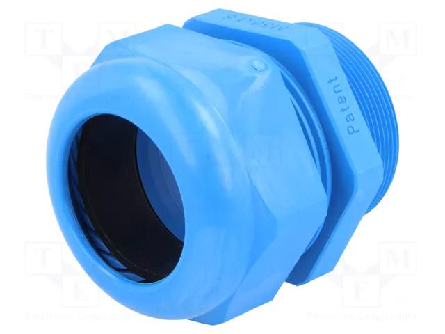 Cable gland; with long thread; M50; 1.5; IP68; polyamide; blue HUMMEL HUMMEL-1209500230