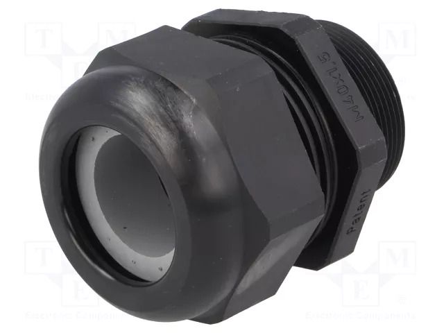 Cable gland; with long thread; M40; 1.5; IP68; polyamide; black HUMMEL HUMMEL-1209400131