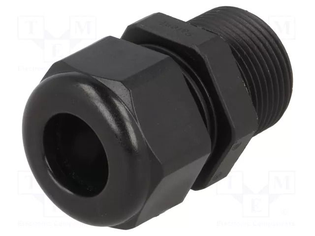Cable gland; with long thread; PG16; IP68; polyamide; black; HSK-K HUMMEL HUMMEL-1209160160
