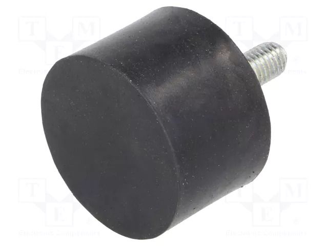 Vibroisolation foot; Ø: 40mm; H: 25mm; Shore hardness: 55±5; 1546N ELESA+GANTER DVA4-40-25-M8