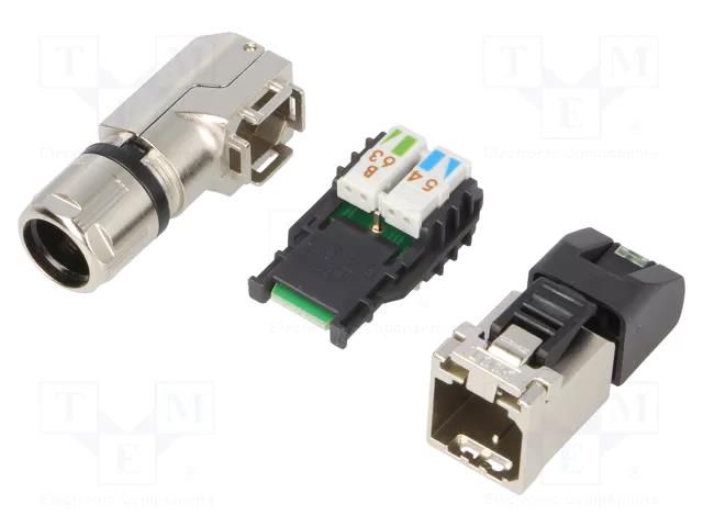 Connector: RJ45; plug; PIN: 8; Cat: 6a; shielded; 8p8c; 5.5÷10mm; IDC LAPP 21700640