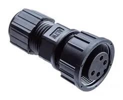 CIRCULAR CONNECTOR, RCPT, 4POS CB-04BFFA-SL7001