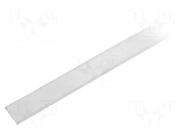 Cover for LED profiles; transparent; 1m; Kind of shutter: C TOPMET TOP-76320000