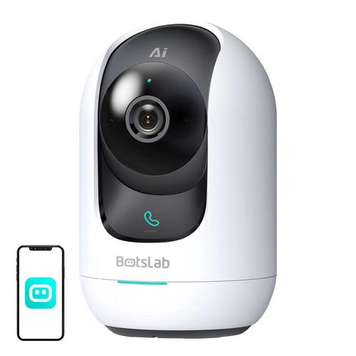 360° Indoor WiFi Camera Botslab 2 Pro C221 5MP 5G, Botslab C221