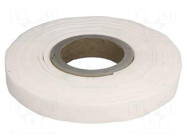 Tape: heat transfer; W: 25mm; L: 15m; Thk: 1.5mm; 3W/mK; white; 1TΩm Dexerials UX3002D-150/25/15