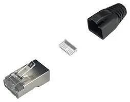 RJ45 CONNECTOR, PLUG, 8P8C, CAT6, CABLE MHRJC6R1411