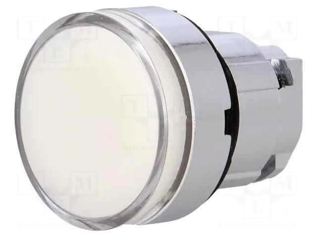 Switch: push-button; 22mm; Stabl.pos: 1; white; ZBV6; IP66; flat SCHNEIDER ELECTRIC ZB4BW31
