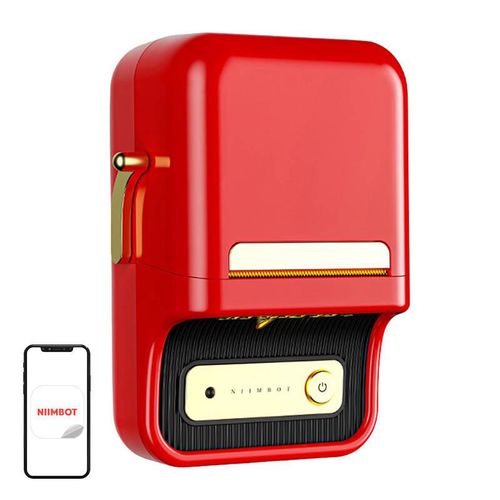 Niimbot B21S Portable Label Printer Red, NIIMBOT B21S Red