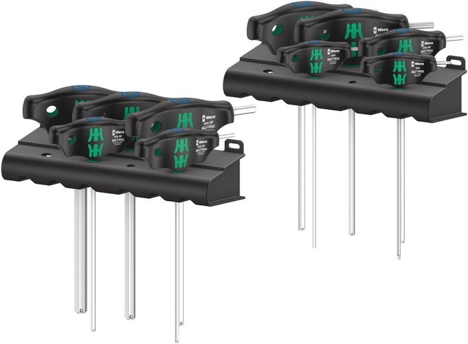 454/10 HF Set Imperial 1 screwdiver set T-handle screwdrivers Hex-Plus with holding function, Imperial, 1 x 3/32x150; 1 x 7/64x150; 1 x 1/8x150; 1 x 9/64x150; 1 x 5/32"x150; 1 x 3/16"x150; 1 x 7/32"x150; 1 x 1/4x150; 1 x 5/16x150; 1 x 3/8"x150; 2 x 190.0x 05023451001