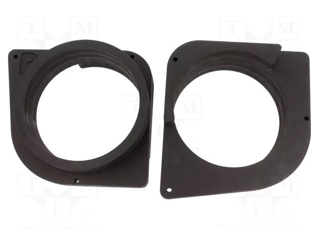 Spacer ring; MDF; 165mm; Peugeot; impregnated; 2pcs. BASSER D.MDF.PEUGEOT03