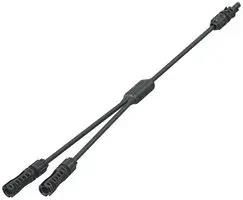 CABLE, Y-SPLITTER, MC4 PLUGX2-RCPT/500MM 32.0333