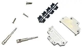 D SUB BACKSHELL, 25POS, 180DEG, DIE CAST 966-025-030R121