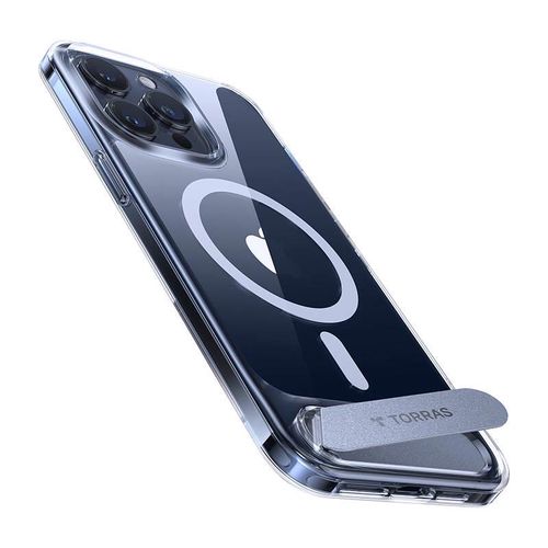 Torras UPRO Pstand Case for iPhone 15 Pro Max (transparent), Torras X00FX0388