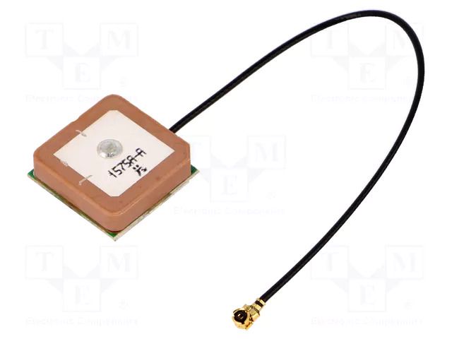 Antenna; GPS; 2dBi; RHCP; for building in; 50Ω; 18.6x18.6x7.5mm SR PASSIVES GPS-ANT048