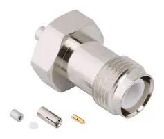 RF COAX CONN, TNC RP JACK, 50 OHM, CBL 031-6987