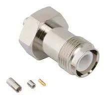 RF COAX CONN, TNC RP JACK, 50 OHM, CBL 031-6988