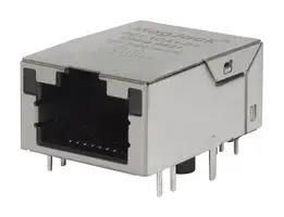 RJ45 CONN, R/A JACK, 1PORT, 8P8C, TH P01-1CA1-01