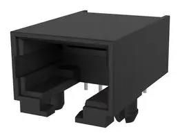 RJ45 CONN, R/A JACK, 1PORT, 8P8C, TH RJE7H1880F10R