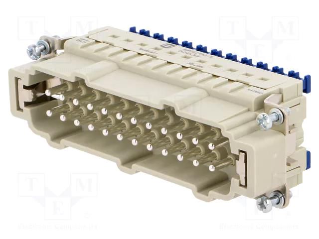 Connector: HDC; contact insert; male; 16A; 500V; Han® ES Press HARTING 09330242648