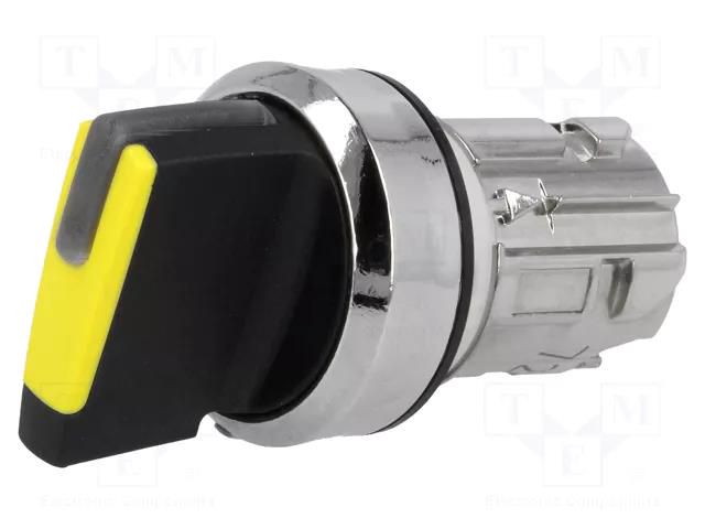 Switch: rotary; 22mm; Stabl.pos: 1; yellow; IP67; prominent; 3SU1.5 SIEMENS 3SU1052-2BC30-0AA0