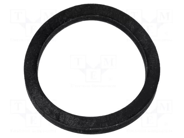 Gasket; EPDM; Thk: 3mm; Øint: 28.3mm; Øout: 33.5mm; PG21 BM GROUP BM4921G