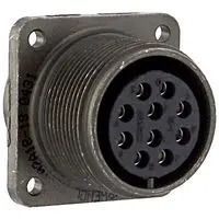 CIRCULAR CONNECTOR, RECEPTACLE, SIZE 18, 10 POSITION, BOX MS3102A18-1S.