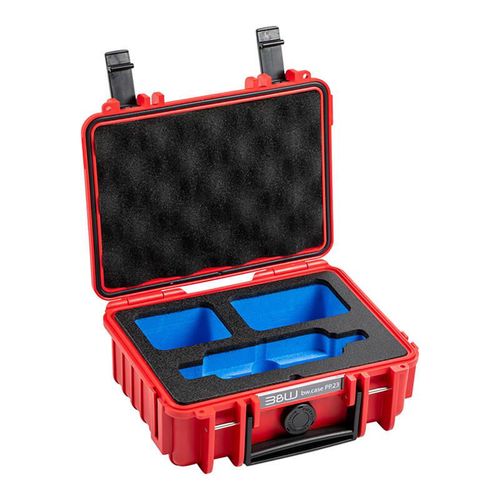 Case B&W Type 500 for Insta360 X3 (red), B&W Cases 500/R/X3