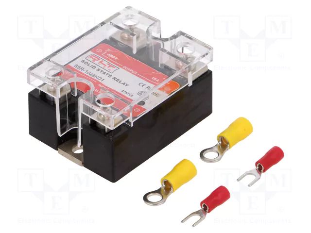 Relay: solid state; Ucntrl: 4÷16VDC; 10A; 44÷480VAC; SSR-R; 1-phase QLT POWER SSR-1048RD1