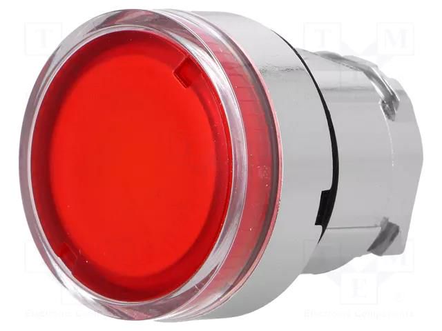 Switch: push-button; 22mm; Stabl.pos: 1; red; ZBV6; IP66; flat; Pos: 2 SCHNEIDER ELECTRIC ZB4BW34